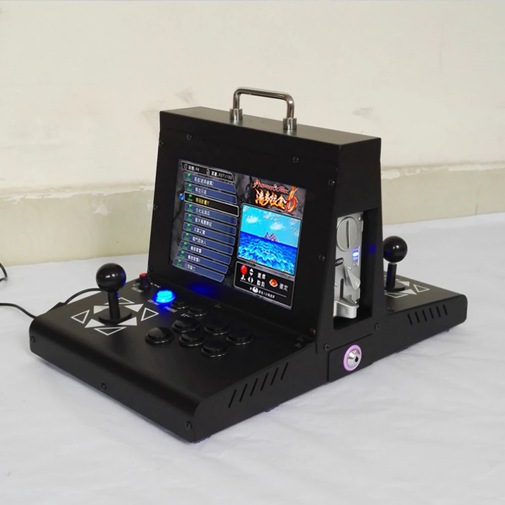 1300 in 1 pandora box 6 fighting machine arcade back to back double LCD