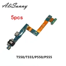 AliSunny 5pcs Charging Port Flex Cable for SamSung Tab A 9.7 T555 T550 P550 P555 TabA  Charger USB Dock Connector Repair Parts