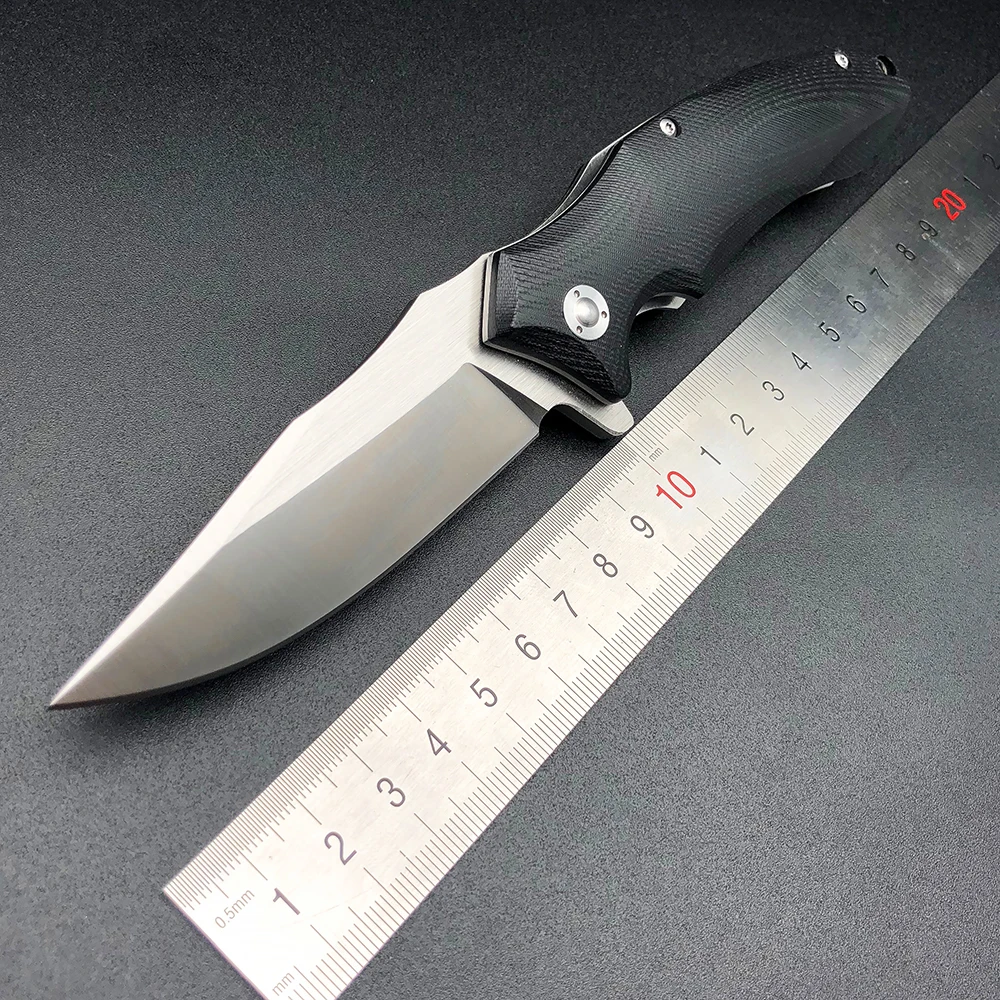 BMT EF339 D2 steel balde +G10 handle folding knife pocket knife ball