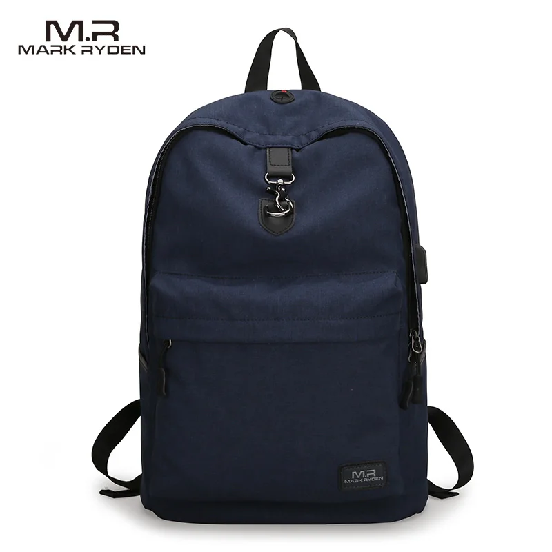 Mark Ryden New Arrivals four Colors USB design Backpack Men Male student backpack weekend Mochila