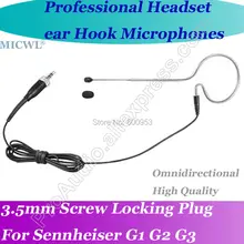 Micwl Pro Беспроводной гарнитура Omni-направленность микрофон для Sennheiser G1 G2 G3 поясной Системы