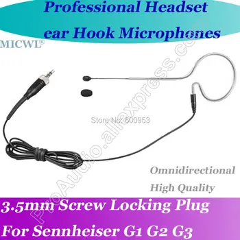 

MICWL Pro Wireless Headset Omni-Directivity Microphone for Sennheiser G1 G2 G3 Bodypack System