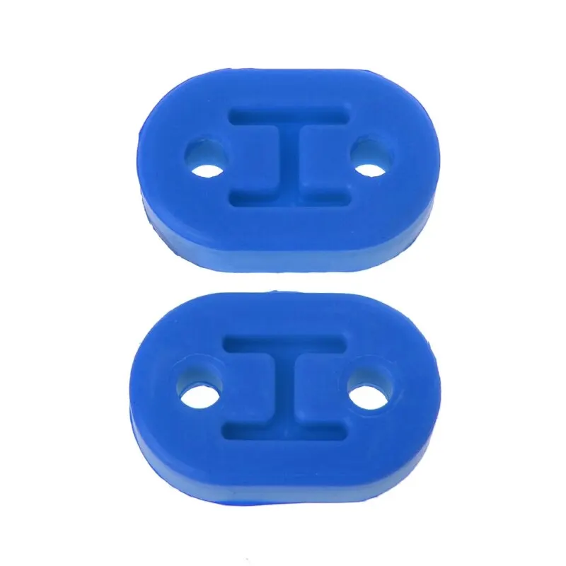

2x Heavy Duty Exhaust Hanger Bushing Support 2 Holes Bracket Rubber Mount 10166