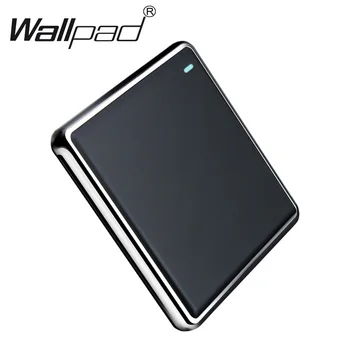 

1 Gang Cross Switch Wallpad Big Button Black 1 Gang 3 Way Intermediate Wall Power Switch with Chrome Frame Fluorescent Point