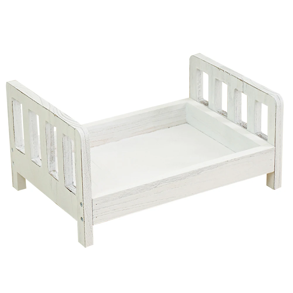 Детская кроватка позирует Съемная студия реквизит Фон подарок для фотосъемки новорожденных деревянная кровать диван Корзина Аксессуары