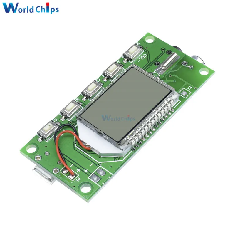 DSP PLL 87-108MHZ lcd FM Радио беспроводной микрофон стерео передатчик/модуль приемника Горячая Распродажа бренд