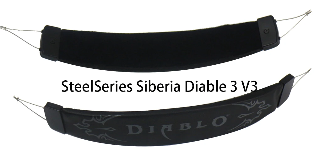 Сменный кожаный светильник, повязка на голову, подушка для наушников Steelseries Siberia V2 V3, настоящие запчасти, аксессуары для ремонта гарнитуры