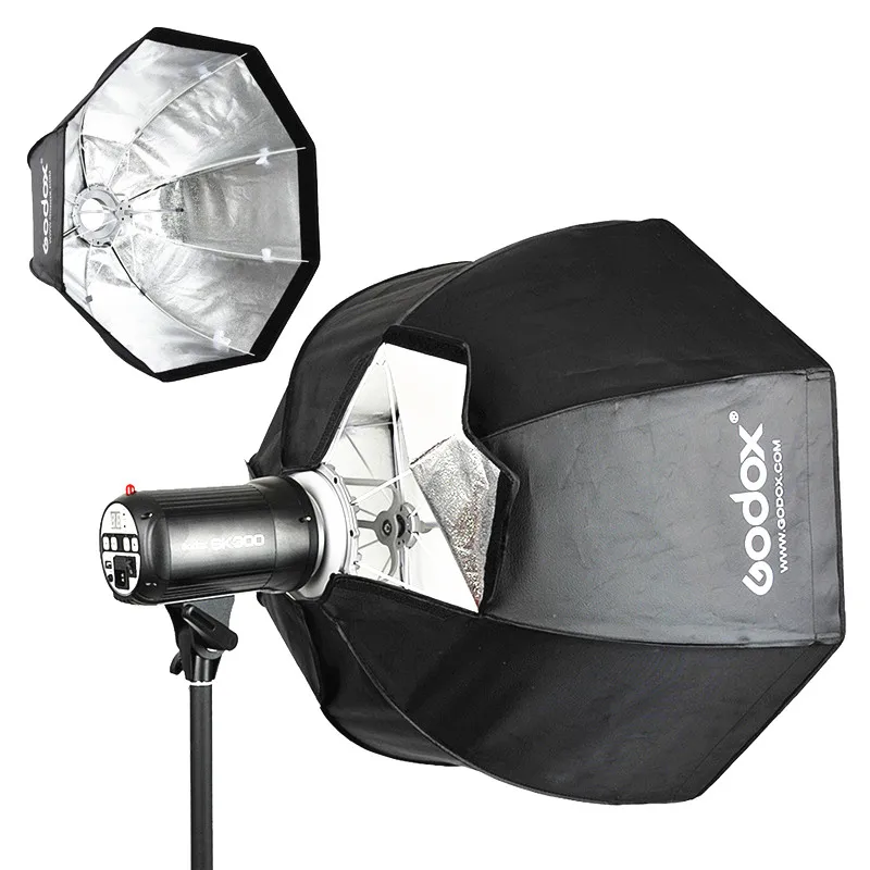 Godox UE-80cm Bowens Mount Octagon Umbrella софтбокс с креплением Bowens для Bowens Mount Studio Flash светильник