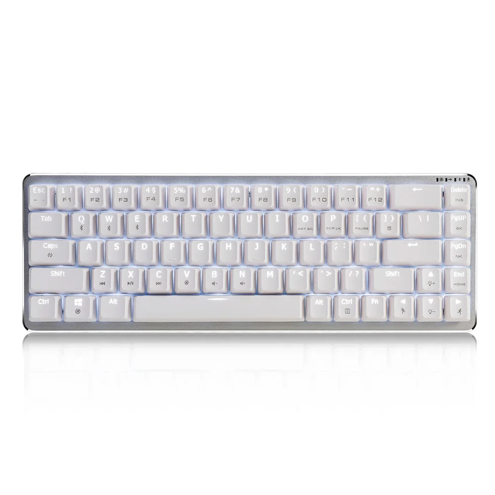 

Ajazz Zinic wireless bluetooth 68 Keys Mechanical Keyboard All Metal Body Switches Black/Blue/Brown/Red Axis Dual-mode Backlight