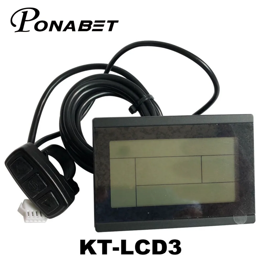 

Electric Parts 24V 36V 48V 60V 72V intelligent KT LCD3 Electric Bicycle bike e bike controller LCD panel ebike LCD display