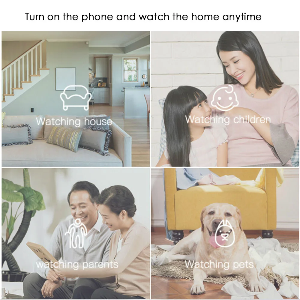 1080 P macchina fotografica Esterna Senza Fili Wifi Smart Home Casa Intelligente di Sicurezza Macch
