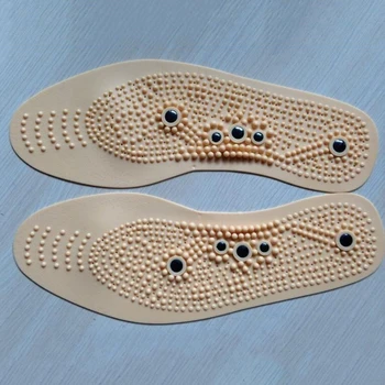 

Soft Magnet MagneticPlus Elastomer SiliconeMassage Healthy Insole Magnet Therapy Foot Pain Acupuncture Points Foot Care