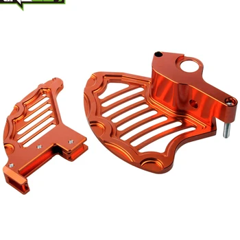 

BIKINGBOY for KTM 125-540 SX EXC MXC XC W SXF 200 250 300 450 525 530 Front / Rear Brake Disc Disk Guard Cover Crash Protecter