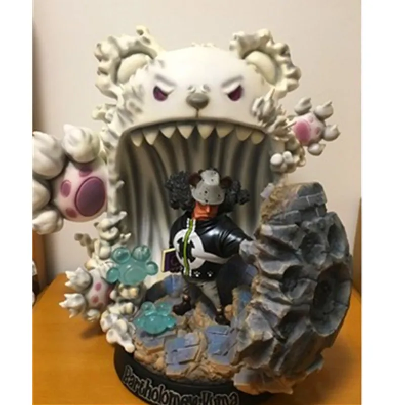 Аниме ONE PIECE bartolemew Kuma Combat GK статуя смолы фигурка модель Giocattolo G2378