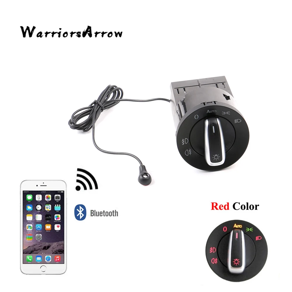 

WarriorsArrow AUTO Headlight Head Lamp Switch Light Sensor Module Upgrade Bluetooth For VW Golf MK4 Passat B5 Polo Bora Bettle