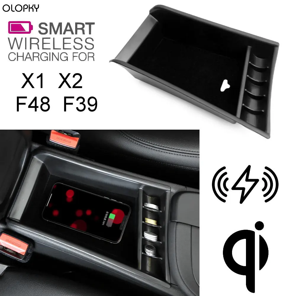 OLOPKY For BMW QI Wireless charger Hidden Wireless