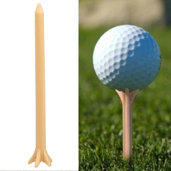 

Professional Frictionless Plastic Golf Tee Wheat Golf Accessories 100Pcs/Pack