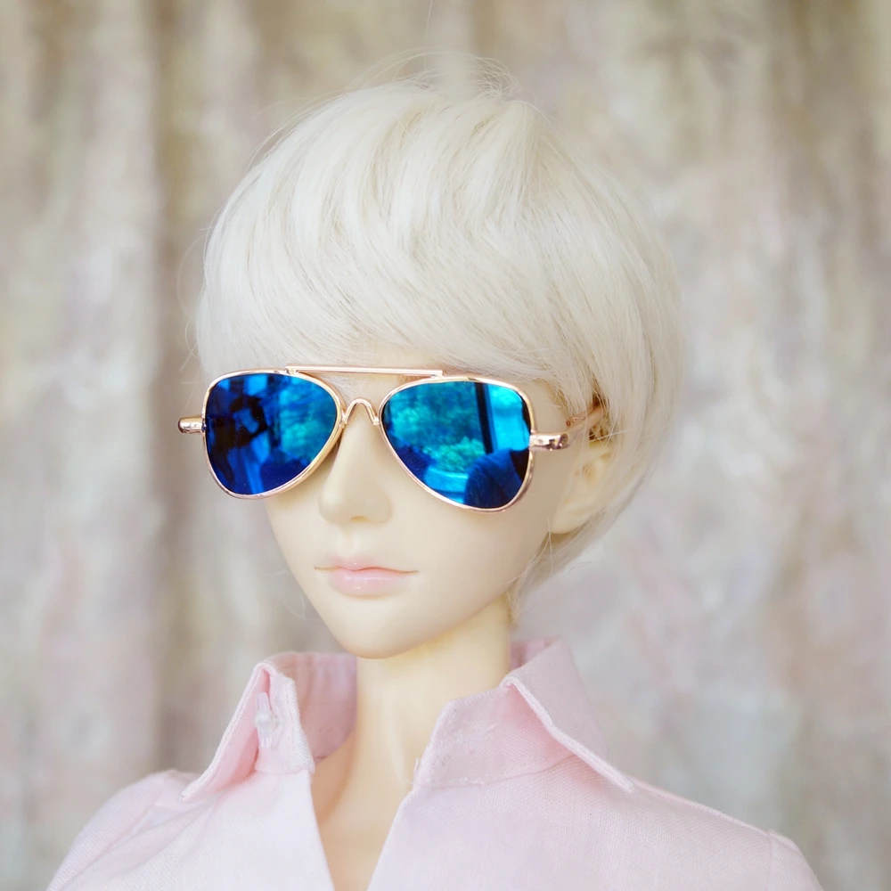 BJD солнцезащитные очки синие Harley Bookman Prop для 1/3 24 &quot60 см SD SD17 70 DD DOD DK Volks Doll