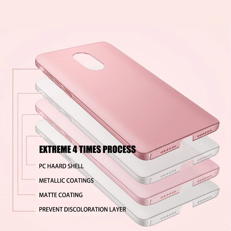 Plastic Matte Case For Xiaomi Redmi Note 4 4x Full Cover Shockproof PC Cases Luxury Hard For Xiaomi Redmi Note 4X 4A Phone Case3