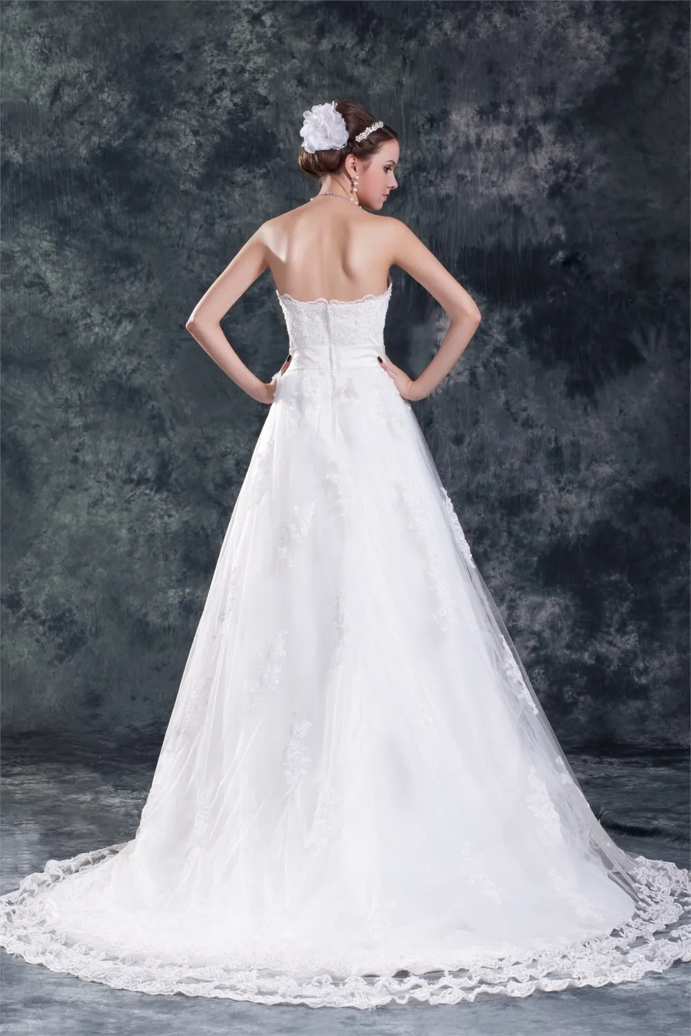 Wonderful-Strapless-A-Line-Sleeveless-Satin-Net-Wedding-Dresses-23099-84047