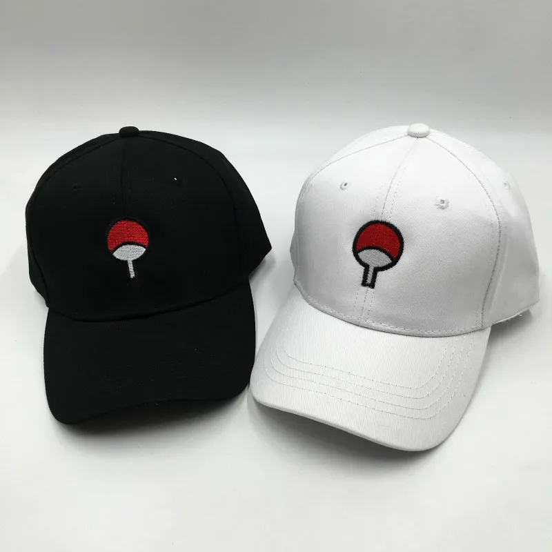 

Japanese Anime Naruto Snapback Men Cap Uchiha Family Embroidery Dad Hat Cap Cotton Summer Hip Hop Baseball Cap K Pop Women Hat