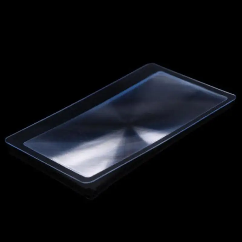 

3 X Magnifier Magnification Magnifying Fresnel Pocket Credit Card Size Transparent magnifying glass