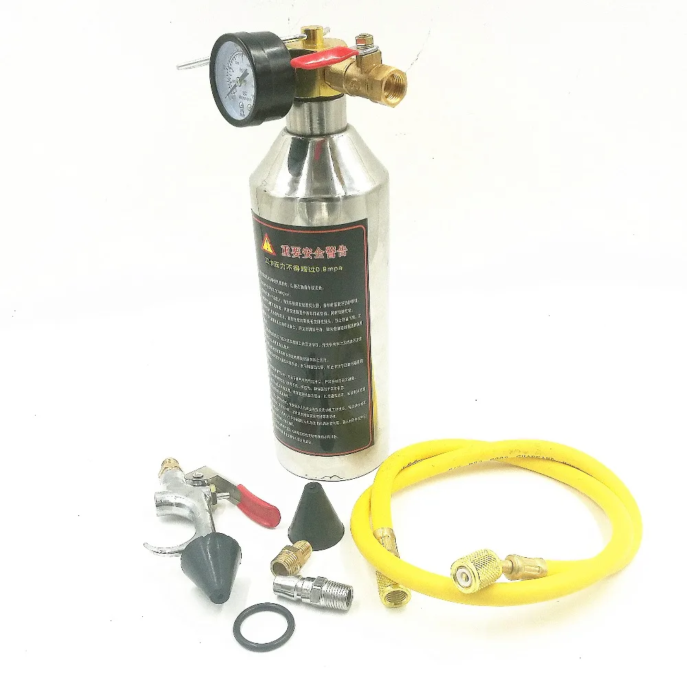 Car air conditioning pipe cleaning bottle A/C Flush Kits Canister for