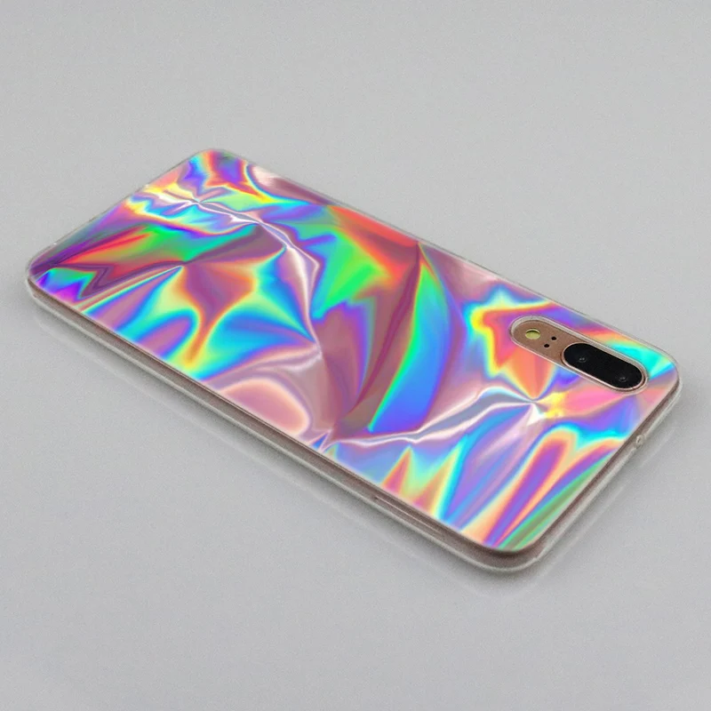 Горячий Радужный силиконовый чехол для Huawei P30 P20 P10 P9 P8 Lite 2017 Pro Mini PSmart 2019 Plus|Бамперы|