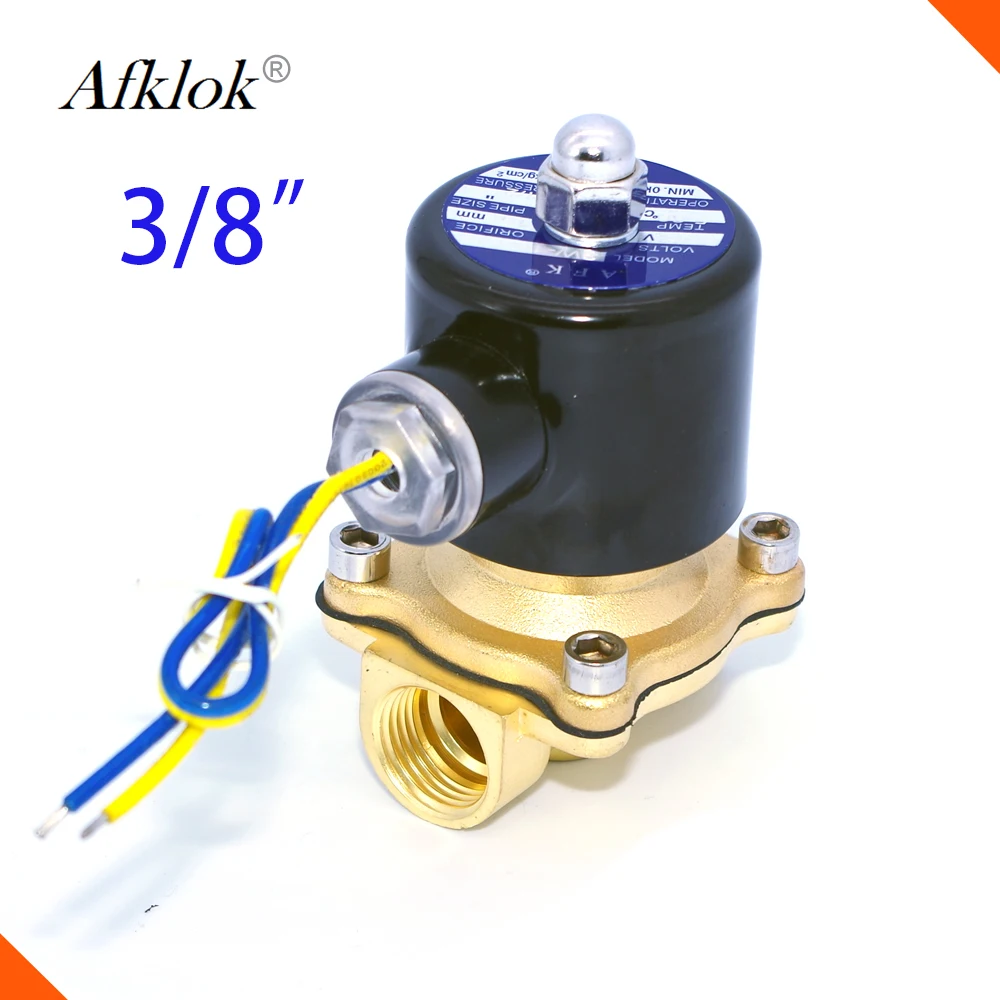 24 В 12 В электромагнитный клапан Магнитная N/C воды 3/" латунь Eletric воды клапан VITON Уплотнение