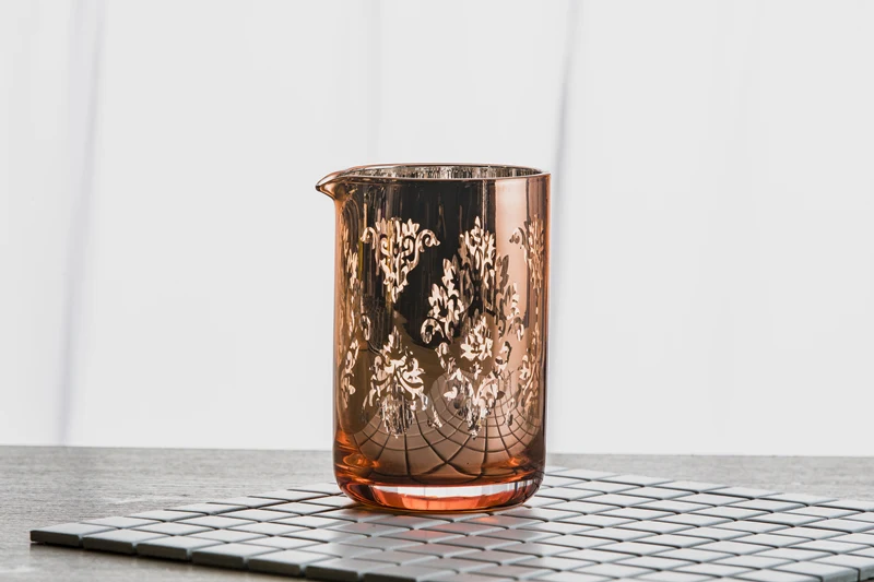 Хрустальное смешивание стекла чашки смешивания стекла с коктейльным бокалом чашки Миксер для бара Коктейльные виски 500 мл