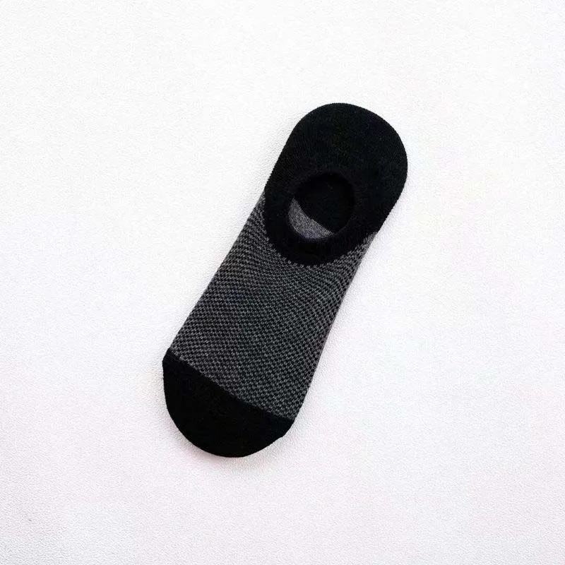 Новые мужские хлопковые тонкие короткие носки с закрытым носком, невидимые короткие носки в сетку, впитывающие пот, дышащие чулки, различные варианты - Цвет: 4