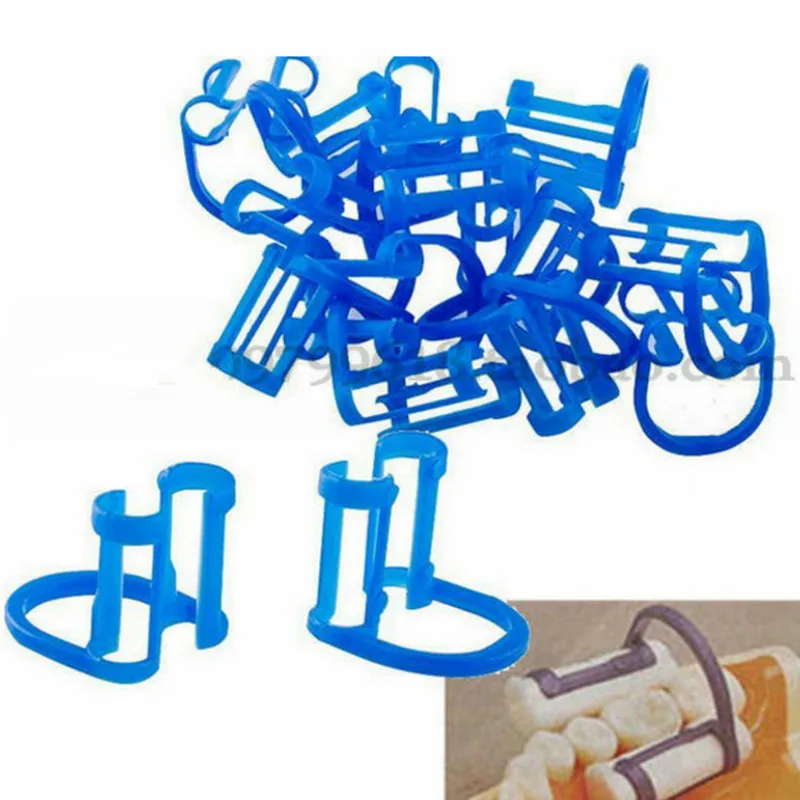 Dental-Lab-100Pcs-Plasdent-Cotton-Roll-Holder-Disposable-Isolator-Tool