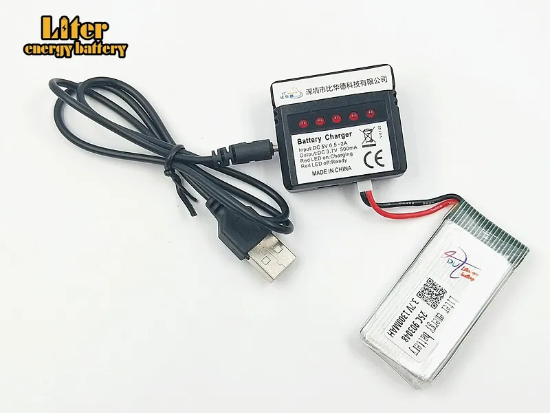 1300mAh 3 7 V 903048 25c LiPo батарея + USB вилка AC зарядное устройство forX5SW X5SC X5 X5C RC Дрон