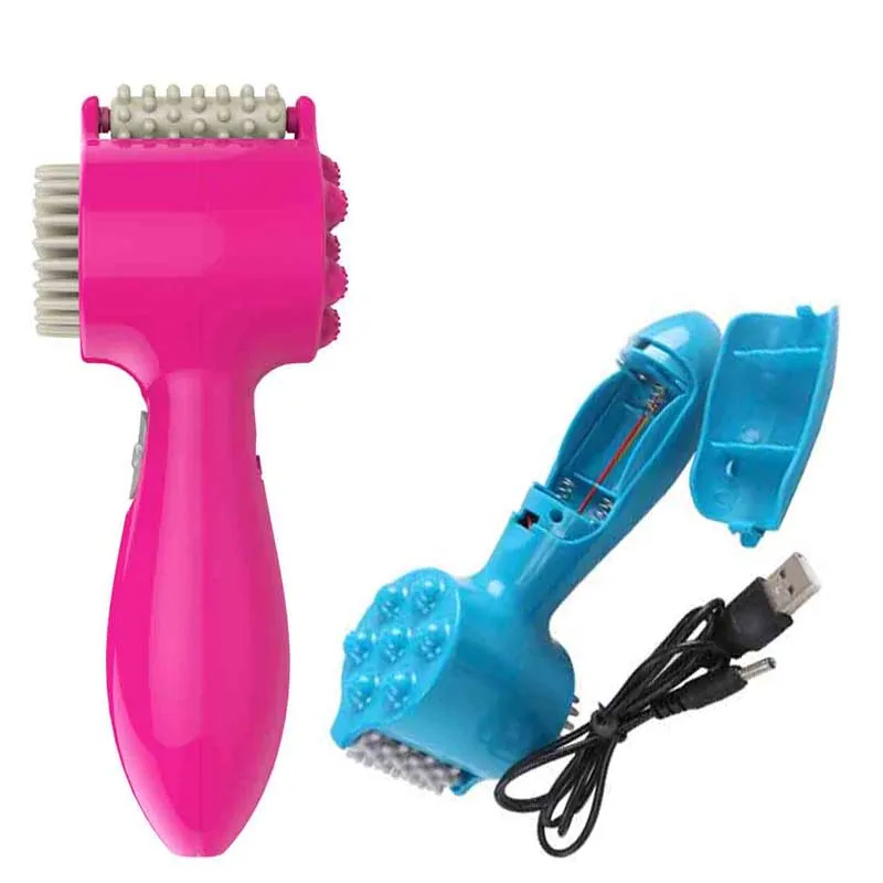 Multifunctional electric head body massager USB electric shock the