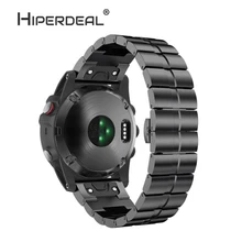 HIPERDEAL браслет из натуральной нержавеющей стали Quick Release Fit ремешок для Garmin Fenix 3/HR для SmartWatch аксессуары 6Ot6