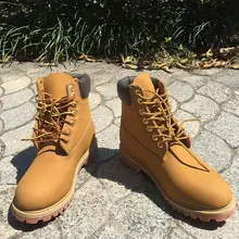 Timber Boots Brand Genuine Leather Male Fashion Winter Comfortable Ankle Martin High Boot Men Snow Footwear Woman Warm Fur Shoes
