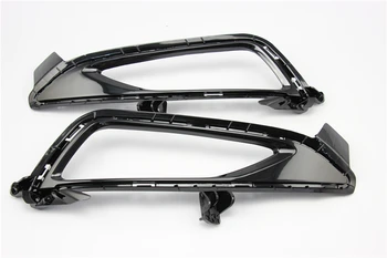 

WOOBEST fog lamp cover holder bumper grille for Hyundai tucson daytime running light DRL with fog lamp, 2pcs