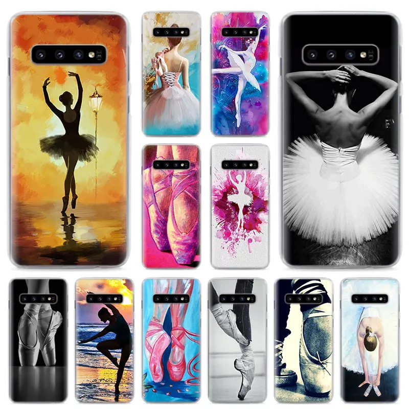 

BALLERINA Ballet Dancer girl Phone Cases for Samsung Galaxy S10e S10 S8 S9 Plus M10 M20 M30 A50 S6 S7 Edge Hard case cover