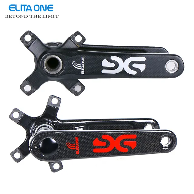 Cheap Full Carbon Fiber Cycling Bicycle Crank Road Bike Crankset 5 Claw/4 Claw BCD104/110mm Length 170mm Ultra-light carbon bike parts