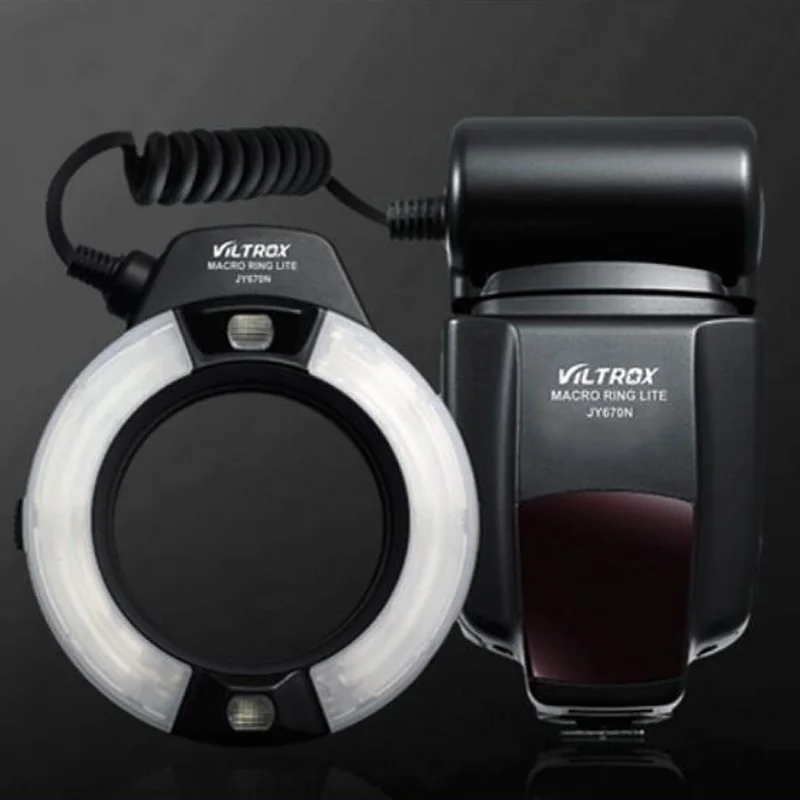 Viltrox JY 670N Macro i TTL Ring Flash Light Speedlite for Nikon DSLR
