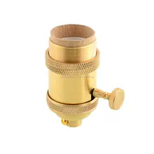 Старинные антикварные E27 Медный кулон патрон edison стиль свет лампы гнездо с кольцом