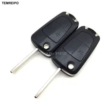 TEMREIPO 10pcs/lot Car key for Opel Vectra C Astra H Corsa D Zafira replacement remote control key case fob
