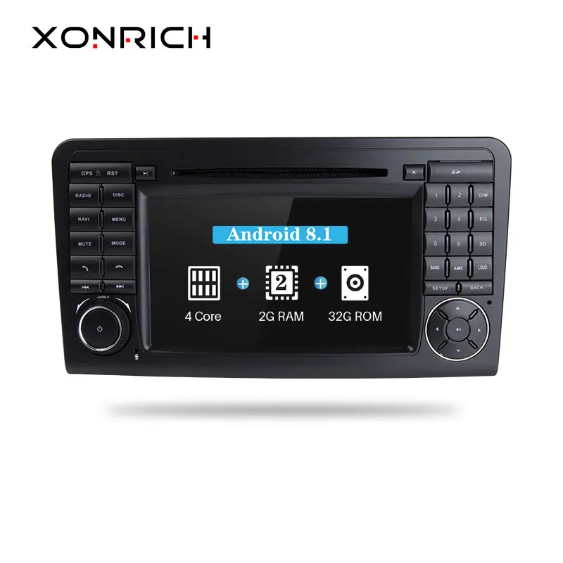 

Xonrich Car Multimedia Player 2 din Android 8.1 GPS DVD Automotivo for Mercedes Benz ML W164 ML300 GL X164 GL320 350 420 450 500
