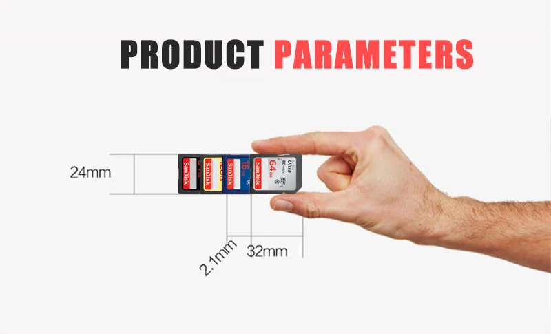 100% SanDisk Ultra 16 ГБ 32 ГБ 64 ГБ 128 Гб класс 10 SD карта SDHC SDXC карта памяти C10 80 МБ/с./с sd-карта поддержка официальное подтверждение