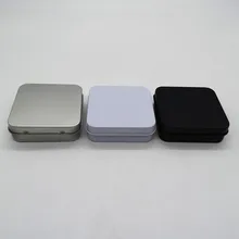 New Arrival Mini Metal Tin Box Sealed Jar Packing Jewelry Silver Storage Box Case Organizer ttlife colorful mini tinplate metal box sealed jar packing boxes jewelry candy box small storage cans coin earrings gift box new