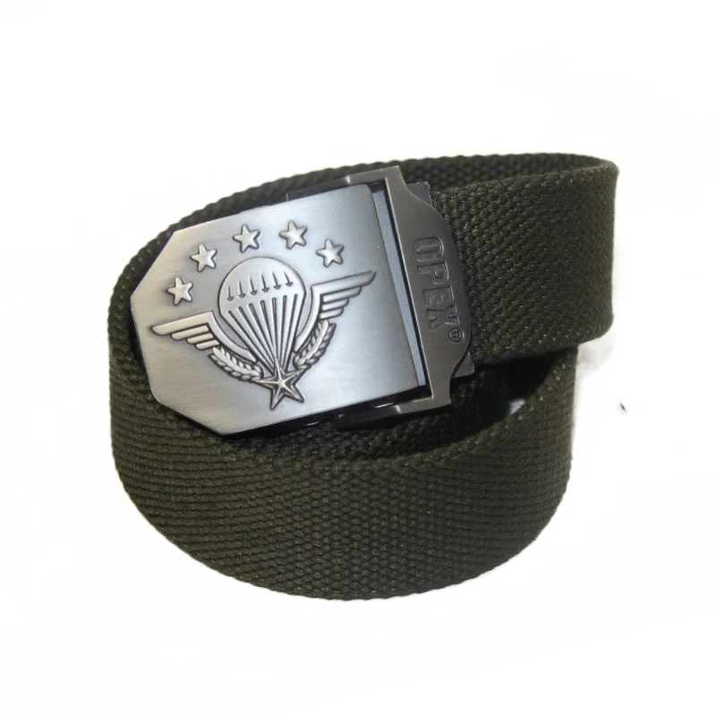 

2015 Hot NOS Men Canvas Combat Belt Military Equipment Cinturon Western Strap Men's Belts Luxury For Men Tactical Brand Cintos