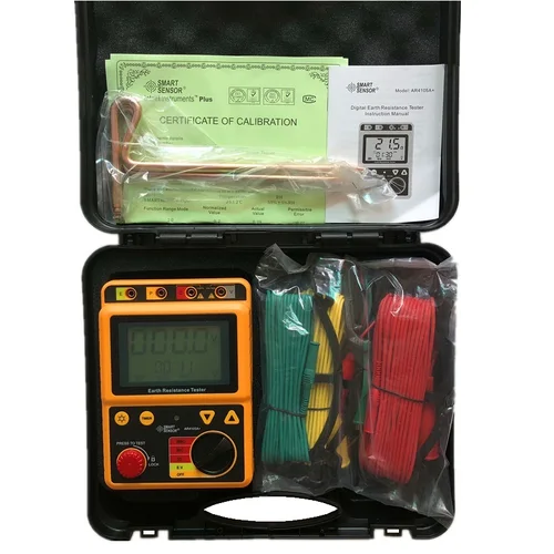 Buy Smart Sensor Ar4105a Digital Earth Ground Resistance Meter Tester Megger Test Megohmmeter