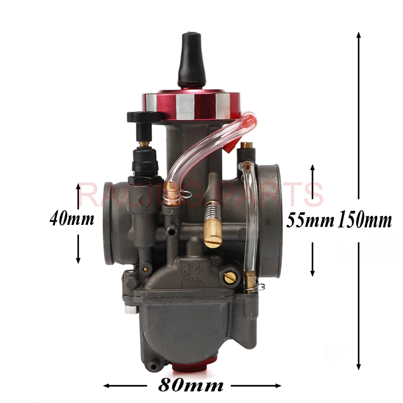 МОТОЦИКЛ КАРБЮРАТОР PWK34 34 мм изменить Zongshen NC250 ZS177mm 77 мм 4 клапана 250 250CC двигатель MX Мотокросс Мотоцикл ATV Quad