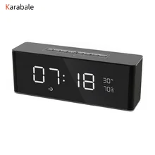 Karabale HiFi Bluetooth динамик будильник супер бас беспроводной портативный сабвуферный Стереодинамик fm-радио микрофон Hands-Free динамик