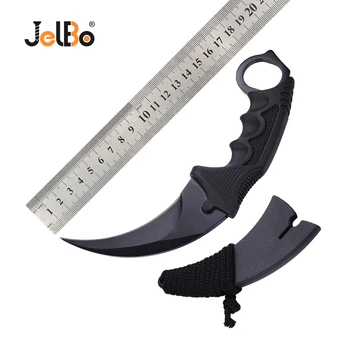 

JelBo Various Colors Outdoor Survival Knife Multi-function Hunting CS GO Portable Pocket knife Fold Fruit Cutter Blade Hand Tool